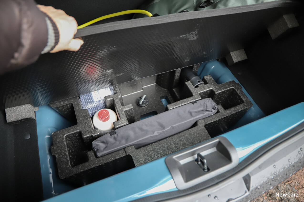 Dacia Spring Electric Unterboden Kofferraum