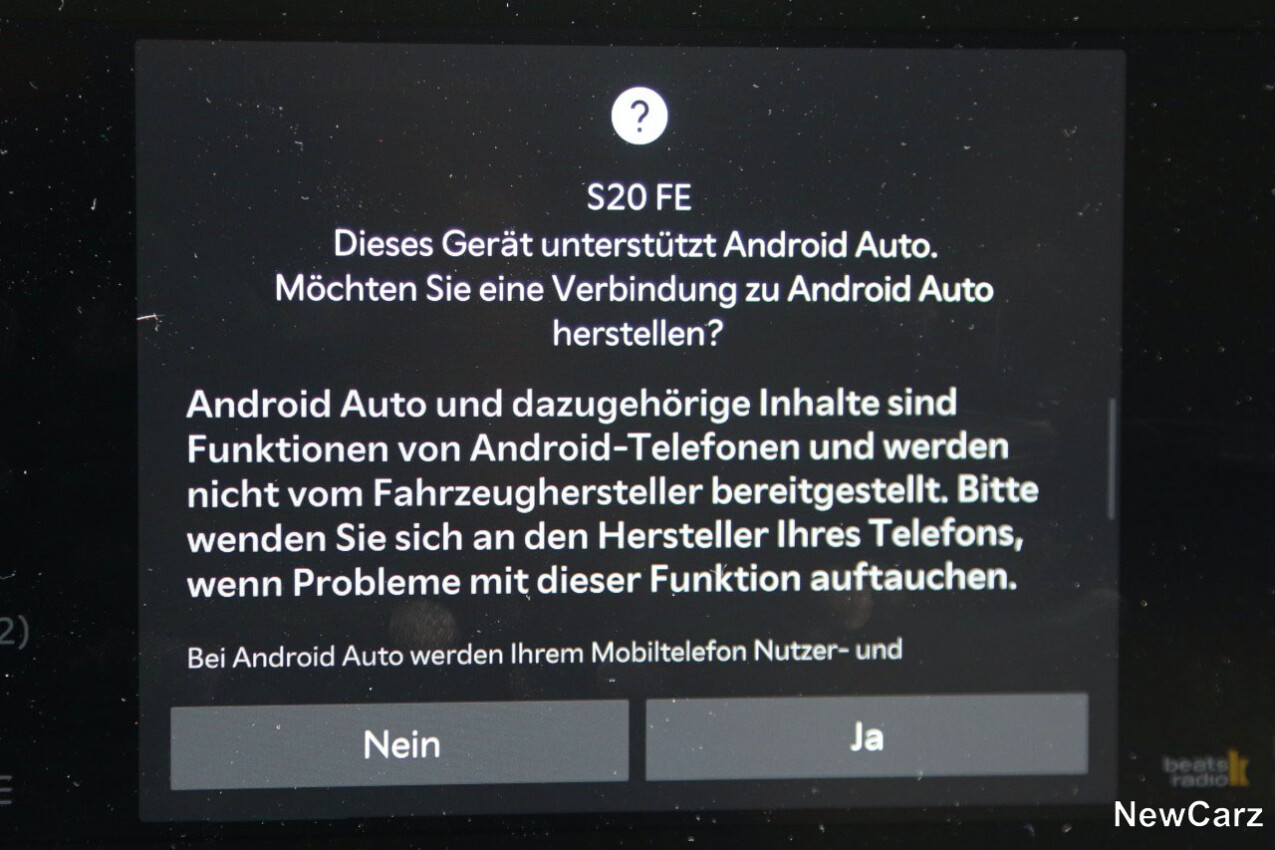 Kia EV9 Android Auto