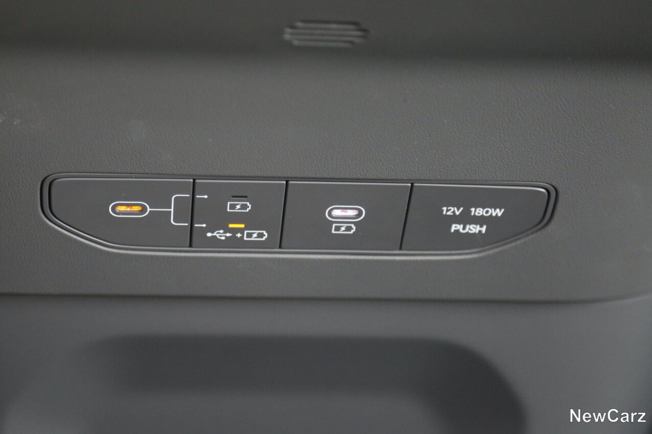 Kia EV9 USB Slots