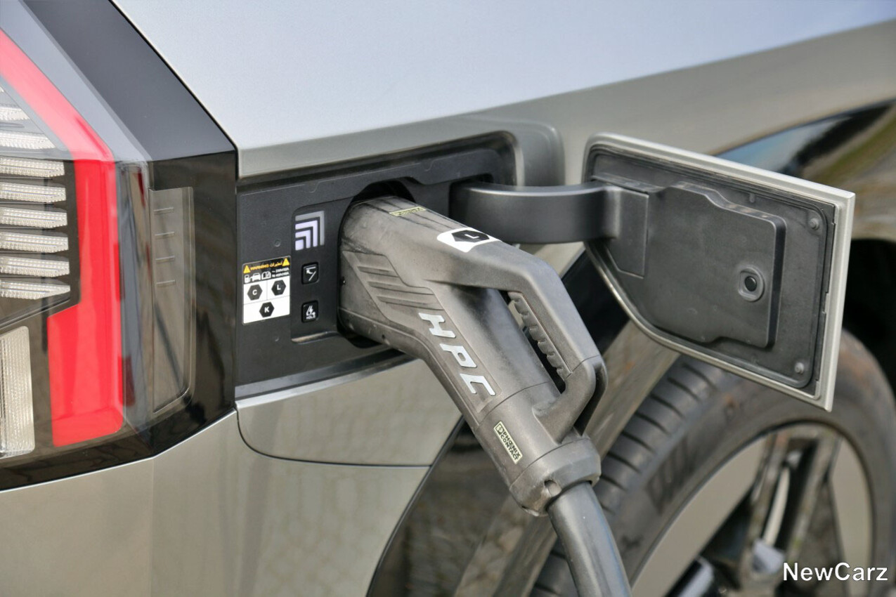 Kia EV9 Ladeanschluss