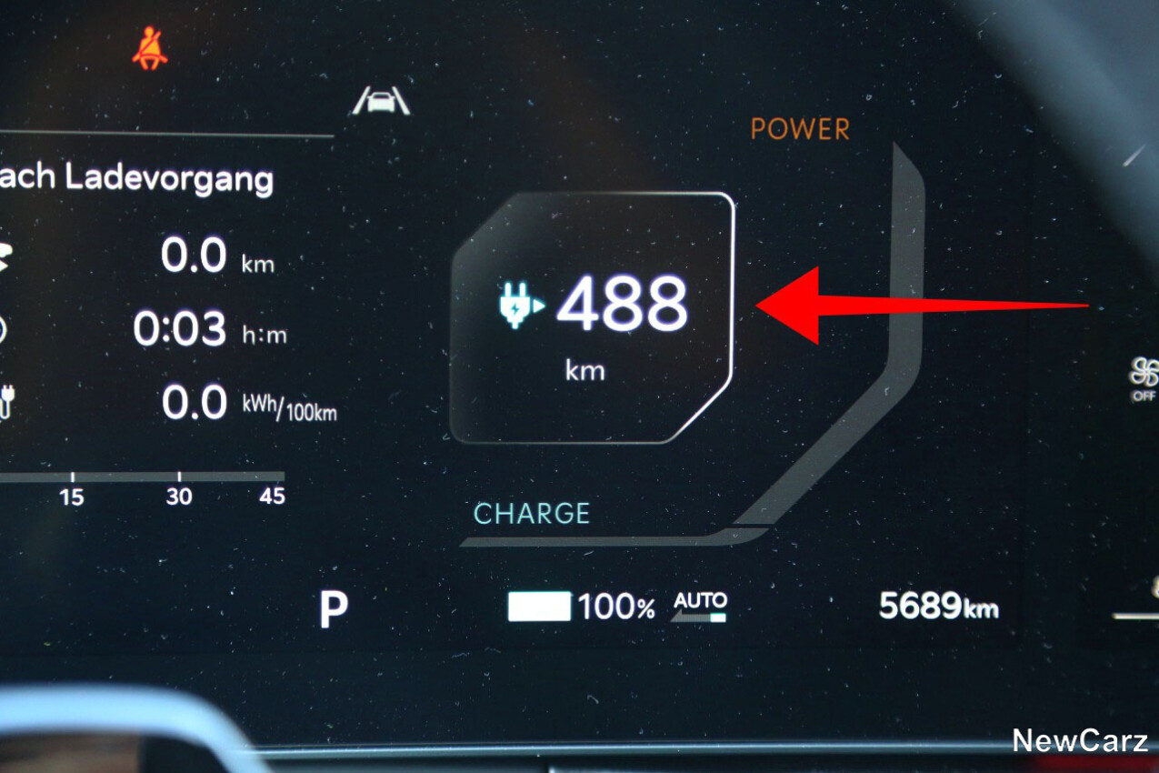 Kia EV9 Reichweite