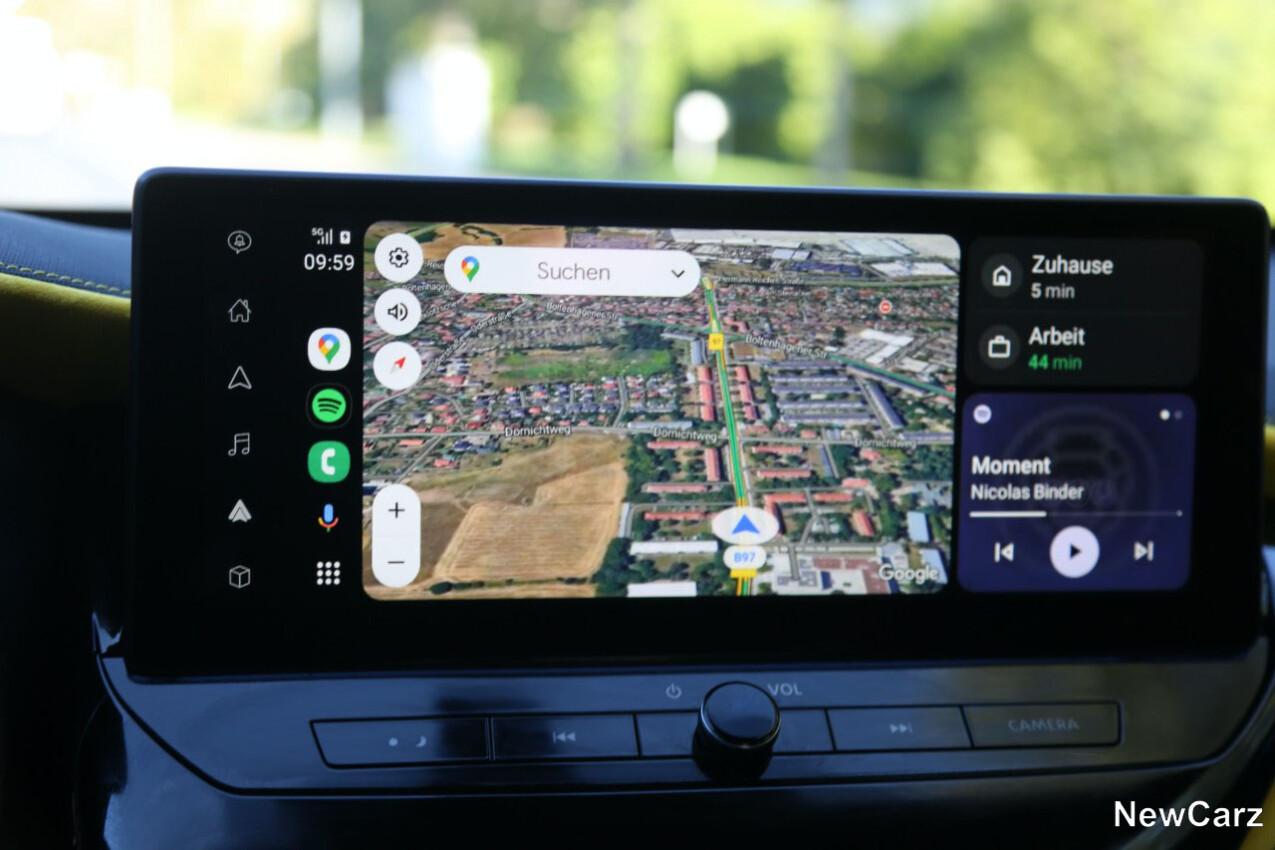 Nissan Juke Facelift Android Auto Anzeige
