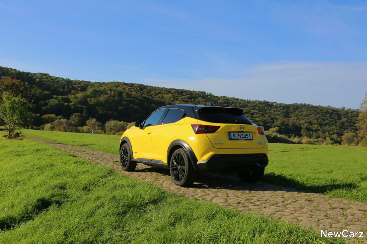Nissan Juke Facelift schräg hinten links