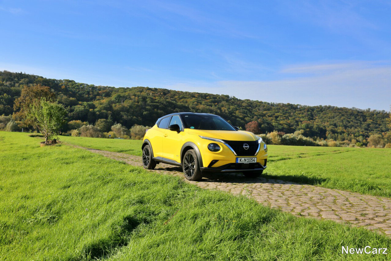 Nissan Juke Facelift schräg vorne rechts
