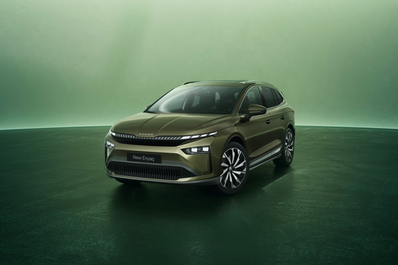 Skoda Enyaq Facelift schräg vorne