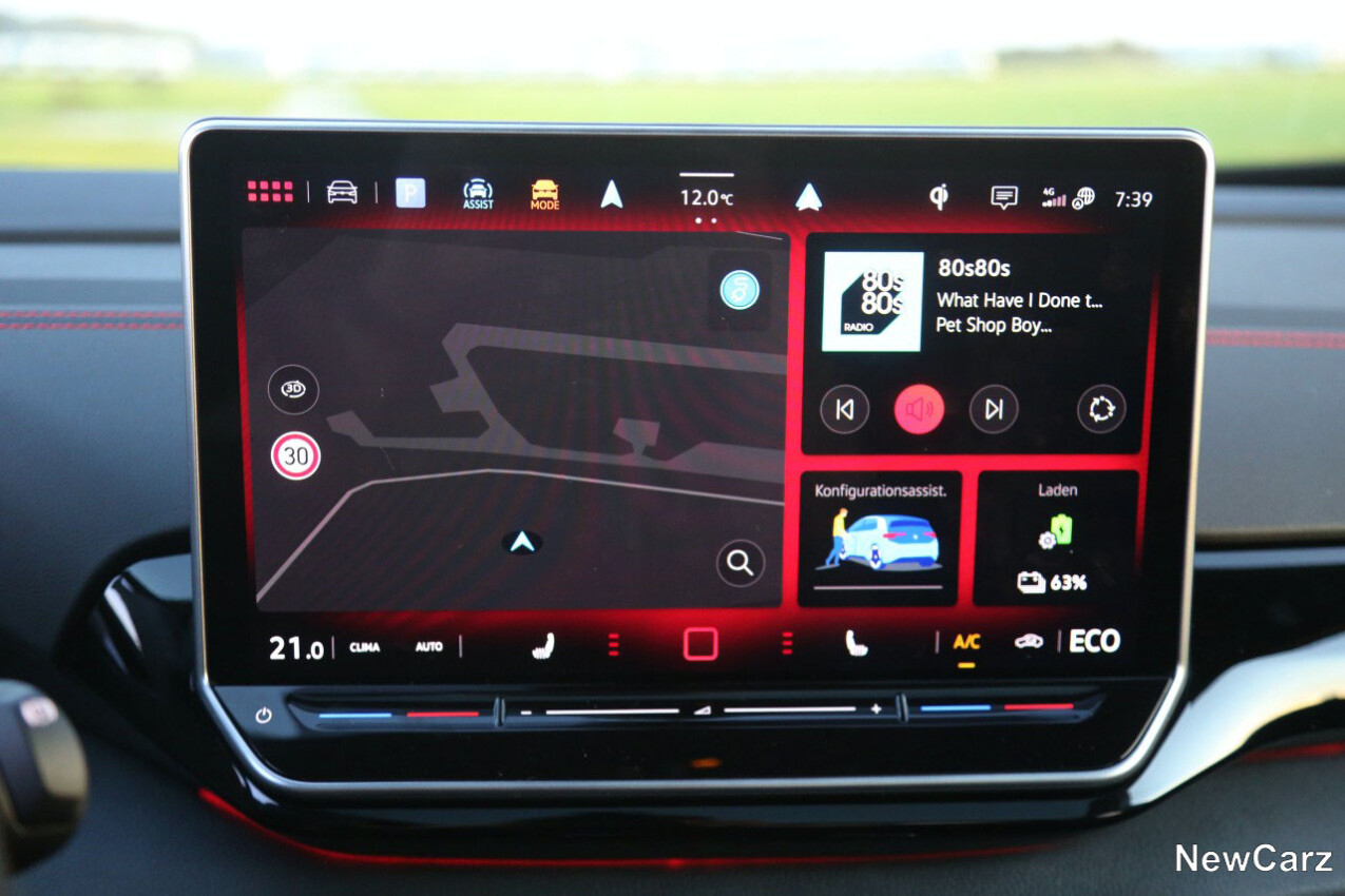 VW ID.5 GTX Infotainment