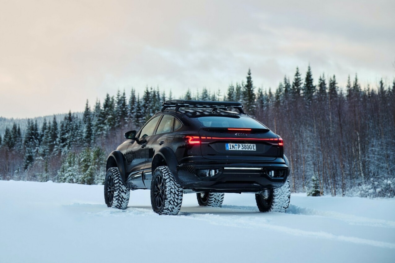 Audi Q6 e-tron offroad concept im Schnee