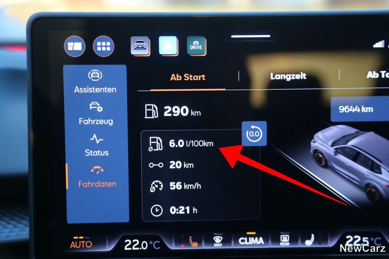 Cupra Terramar VZ 4Drive Sparrunde Verbrauch
