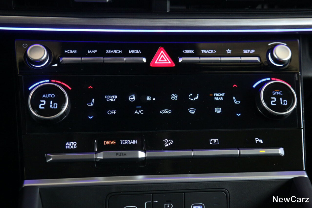 Hyundai Santa Fe 2025 Klimabedienung