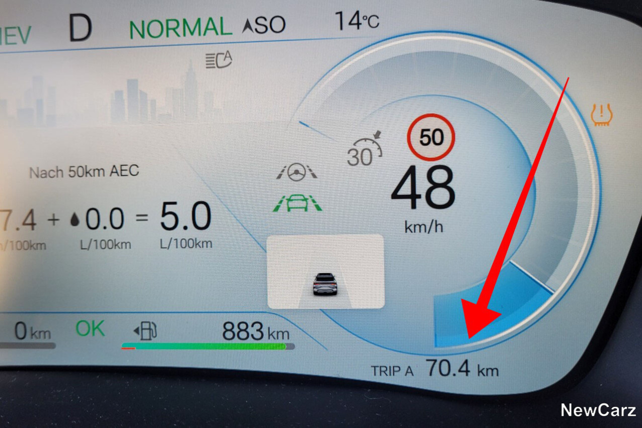 BYD Seal U DM-i tatsächliche Reichweite elektrisch
