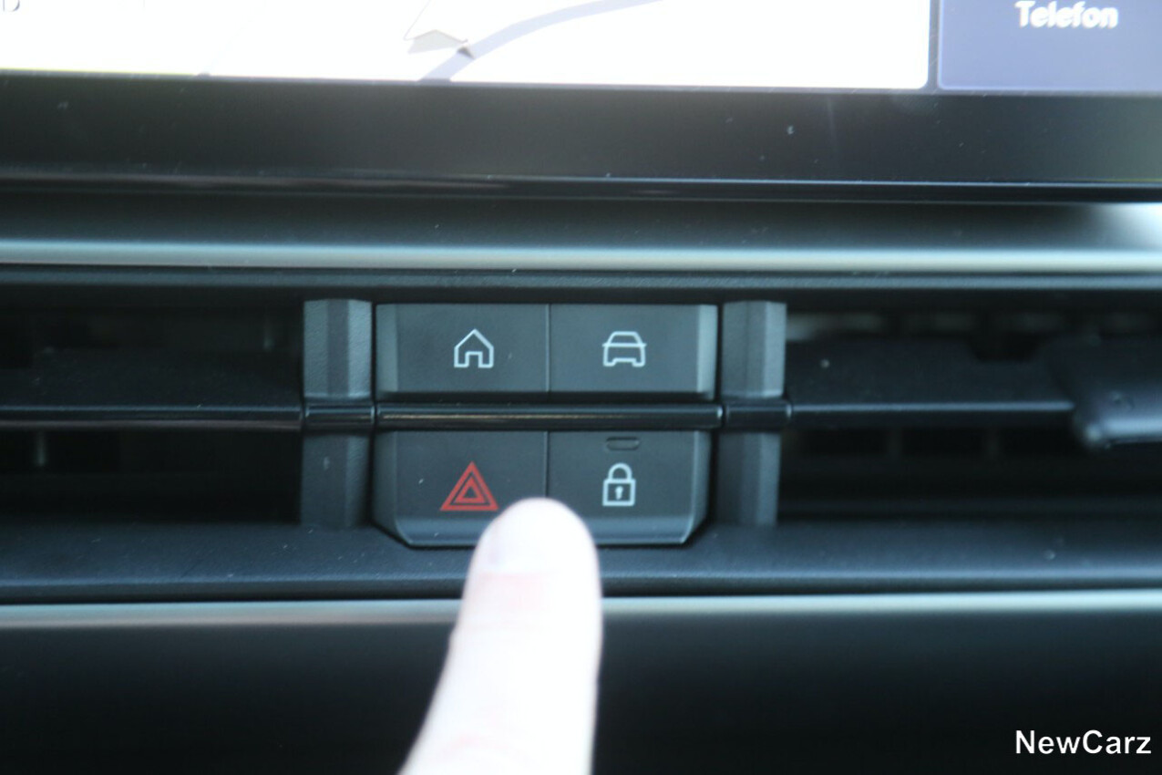 Jeep Avenger e-Hybrid Schnellwahltasten