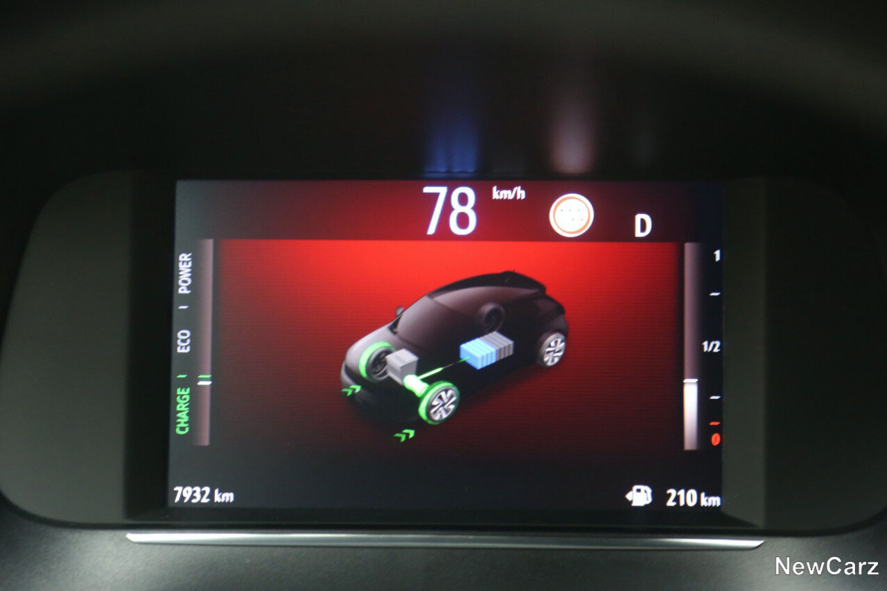 Opel Corsa Hybrid Energiefluss
