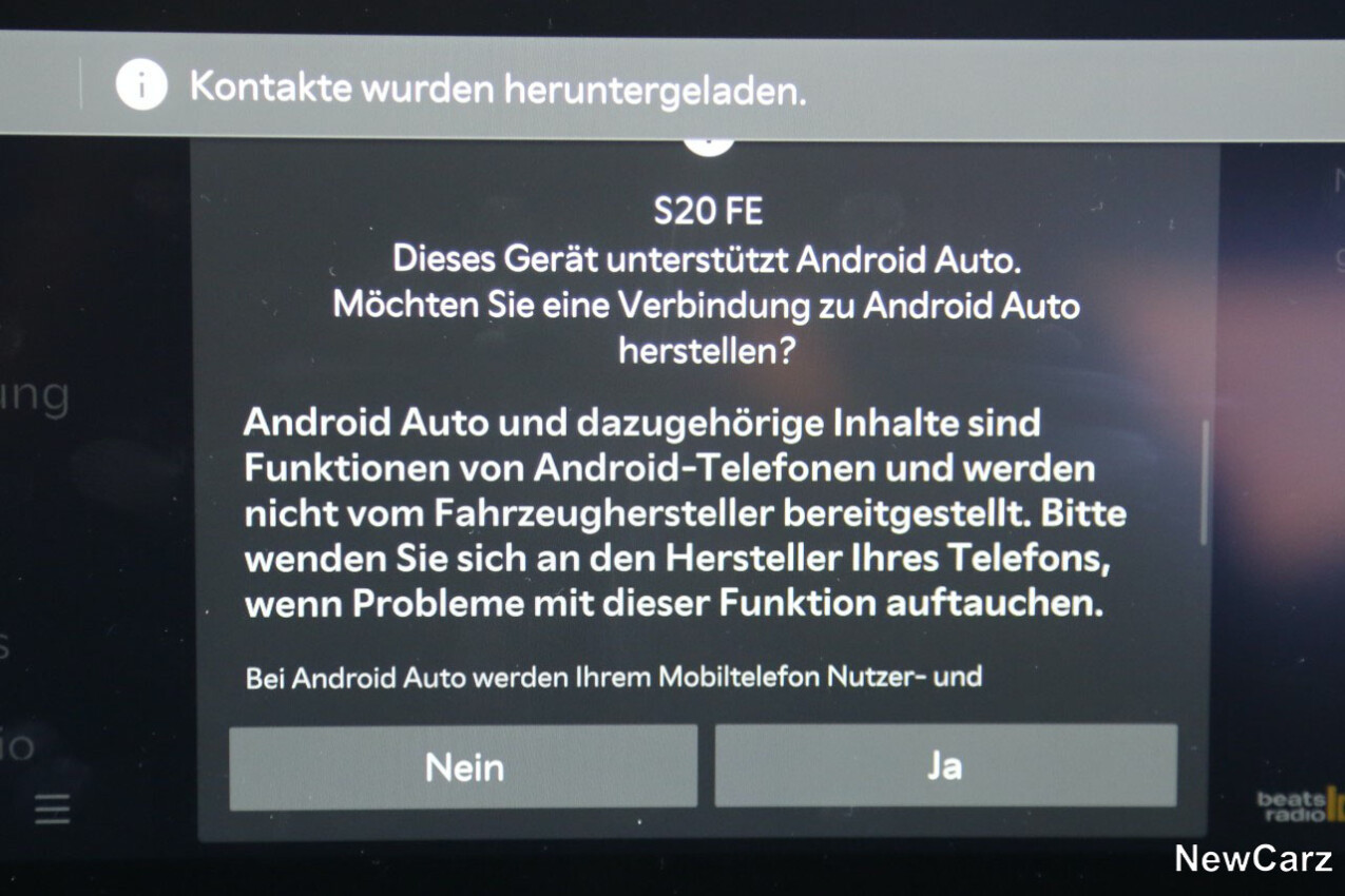 Kia Sorento Facelift Android Auto