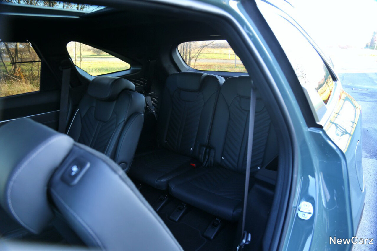 Kia Sorento Facelift Blick auf 3. Sitzreihe