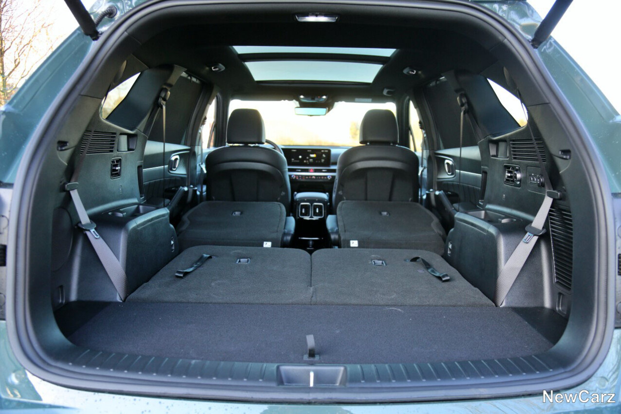 Kia Sorento Facelift Kofferraum maximiert