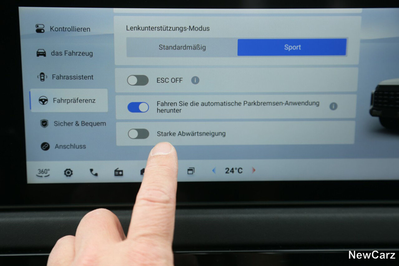 Maxus T60 Max Bergabfahrhilfe