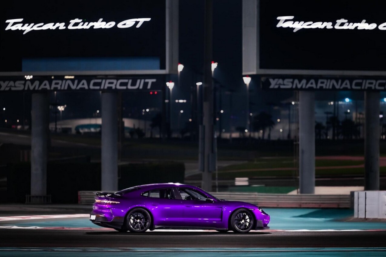 Porsche Taycan Turbo GT on Track