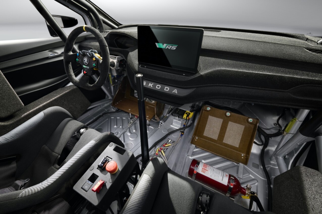 Skoda Enyaq RS Race Cockpit
