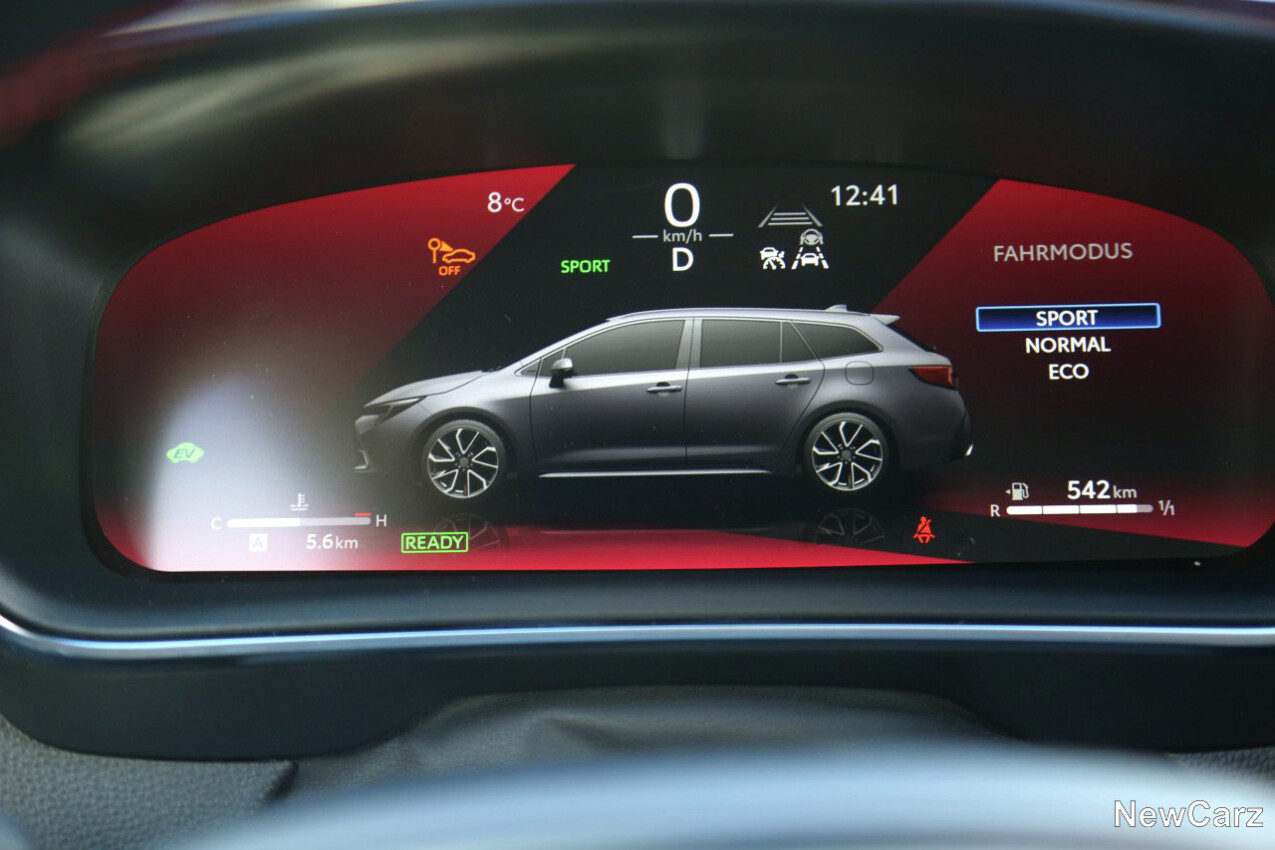 Toyota Corolla Touring Sports Facelift Fahrmodi