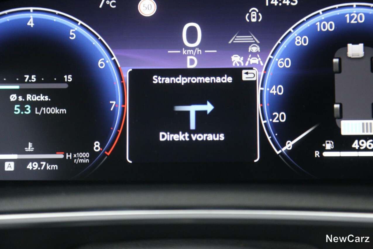 Toyota Corolla Touring Sports Facelift Navianzeige