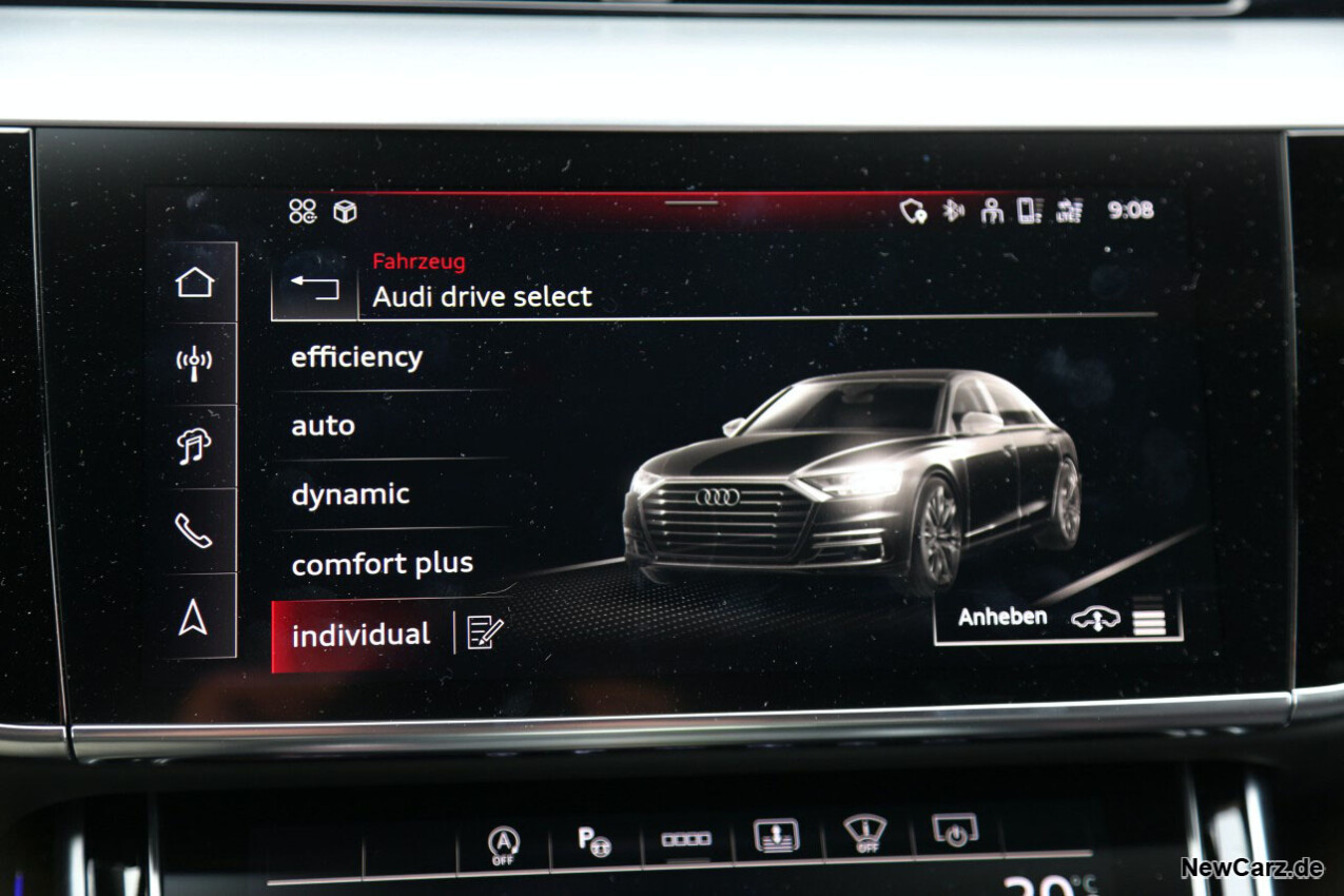 Audi S8 quattro Fahrmodi