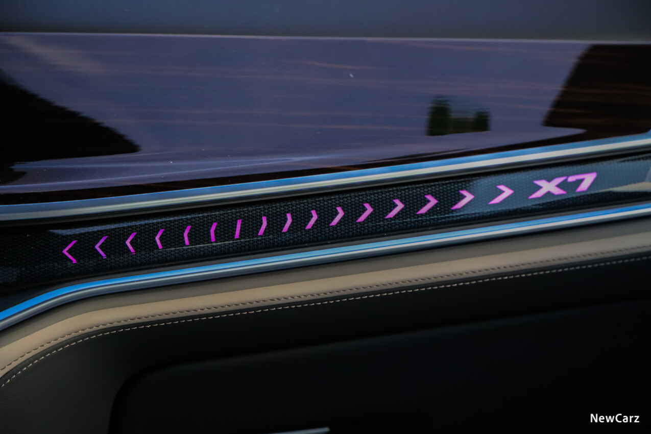 BMW X7 Facelift Ambientebeleuchtung