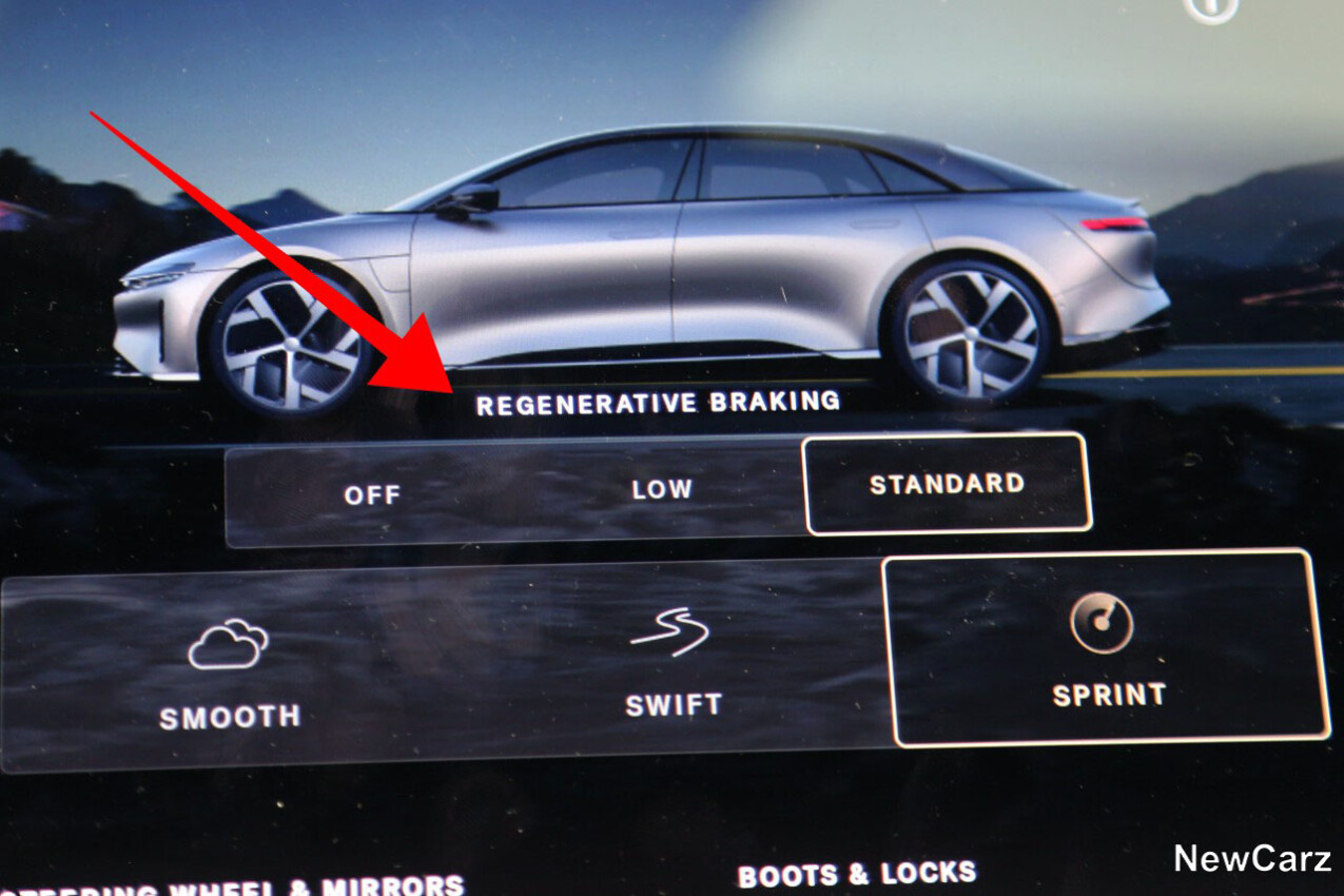 Lucid Air Pure Rekuperation