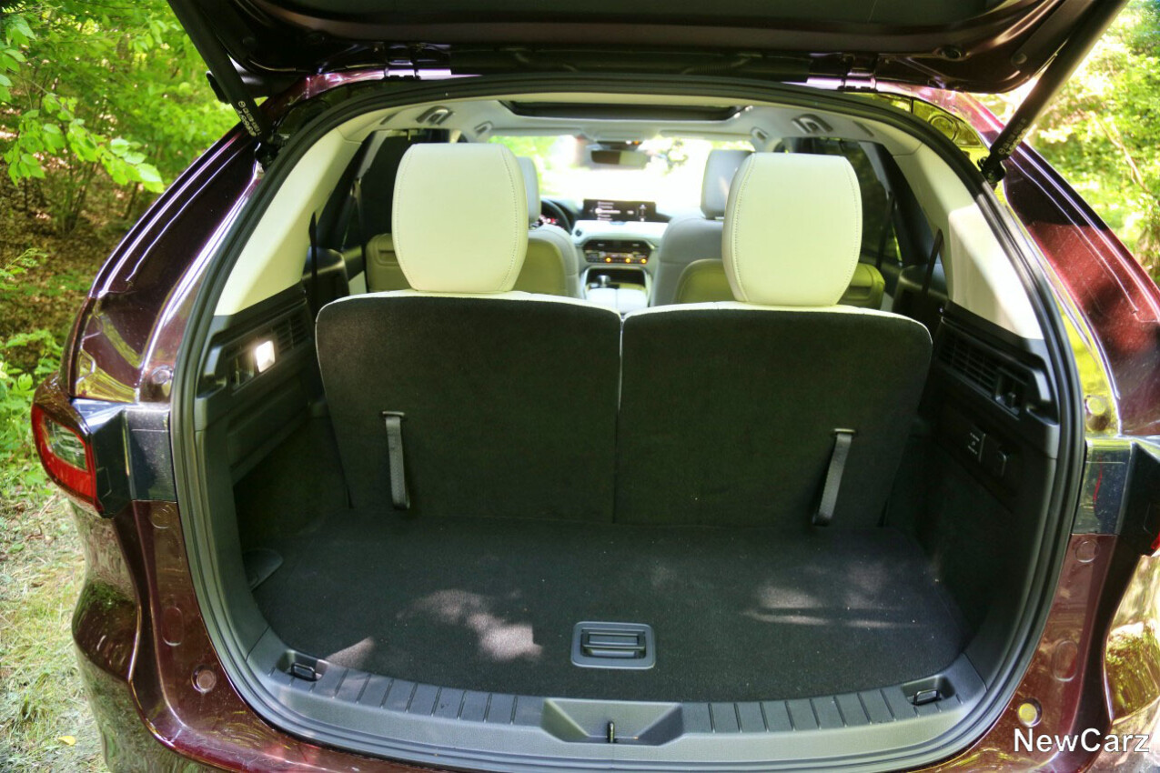 Mazda CX-80 Kofferraum mit 3 Sitzreihen