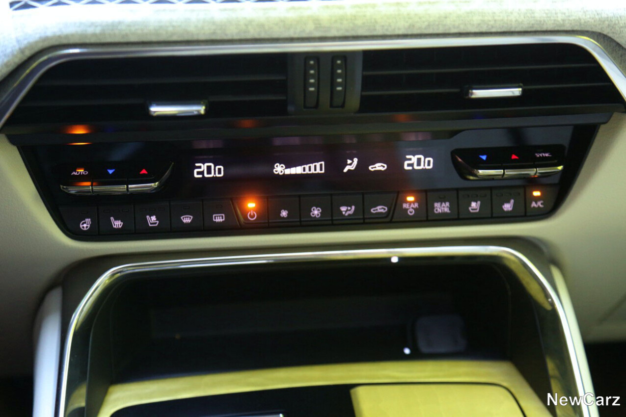 Mazda CX-80 Klimabedienteil