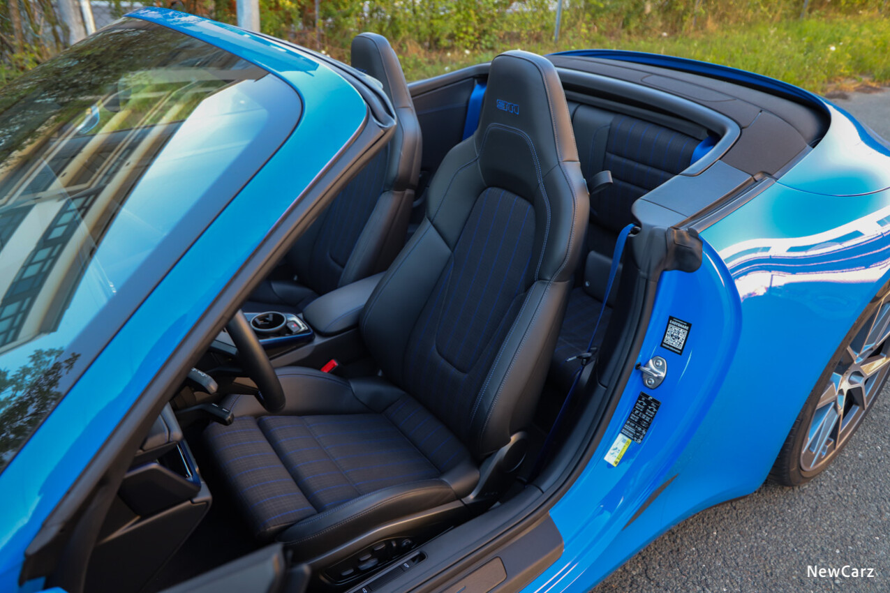 Porsche 911 Carrera T Cabriolet Fahrersitz
