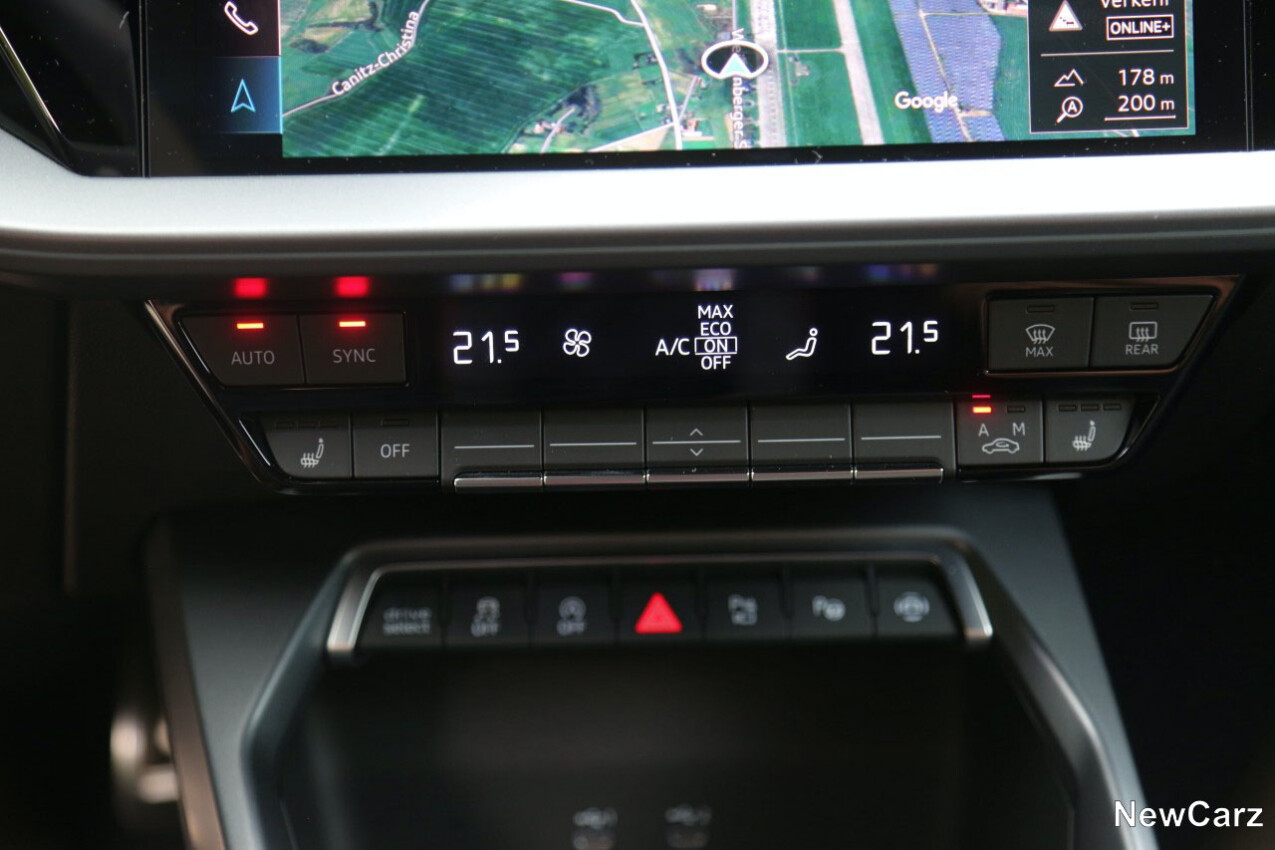 Audi RS3 Sportback Klimabedienteil