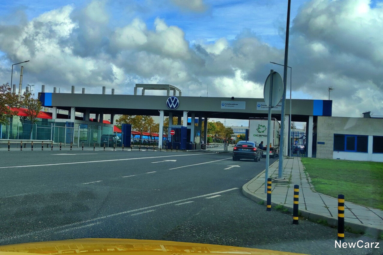 Autoeuropa in Palmela Einfahrt