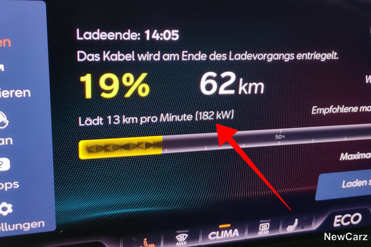 Cupra Born VZ Ladestrom