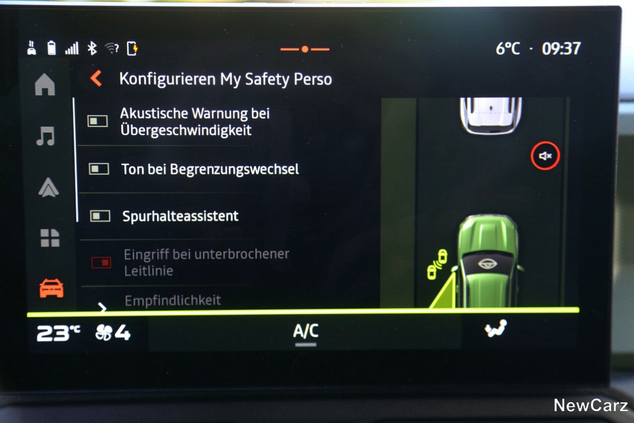 Dacia Duster Mild Hybrid 130 4x4 Assistenzsysteme