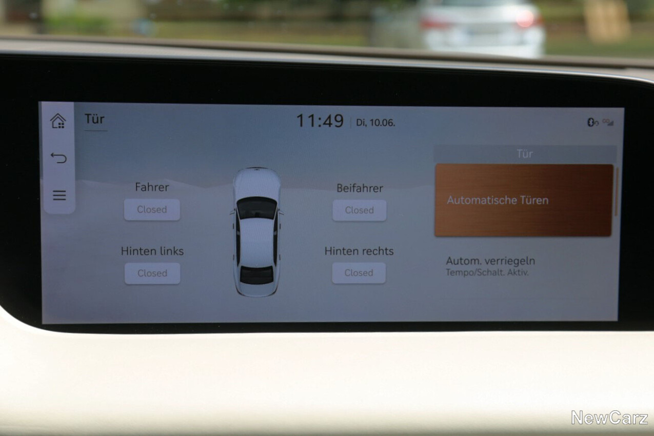 Genesis G90 LWB Türöffner per Touch