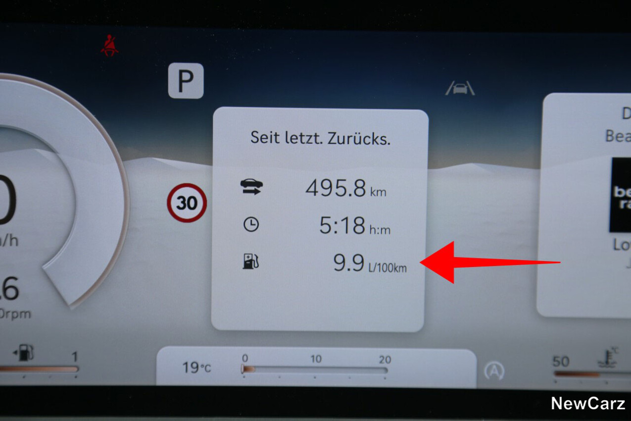 Genesis G90 LWB Autobahn Verbrauch