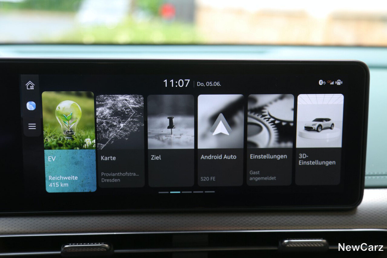 Genesis GV60 Zentraldisplay