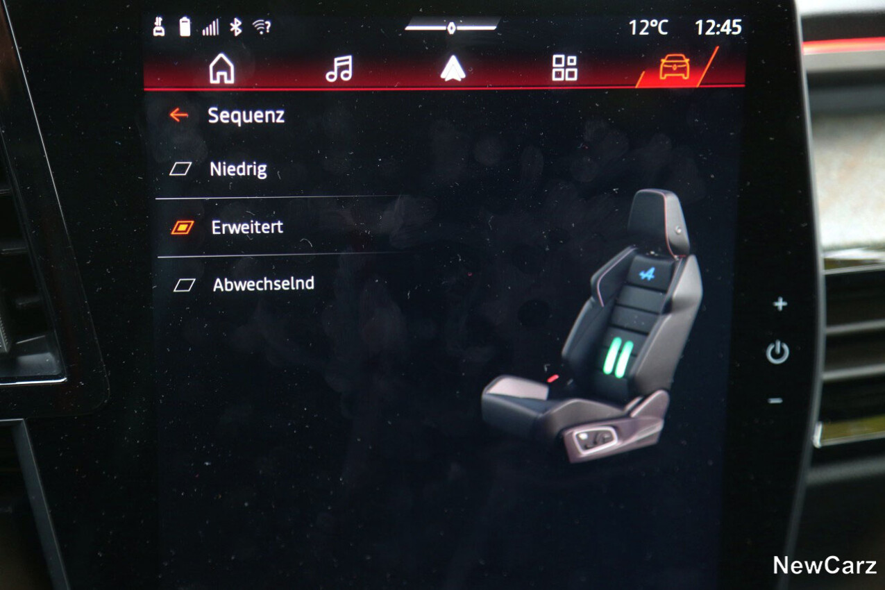 Renault Rafale PHEV Lendenwirbelmassage