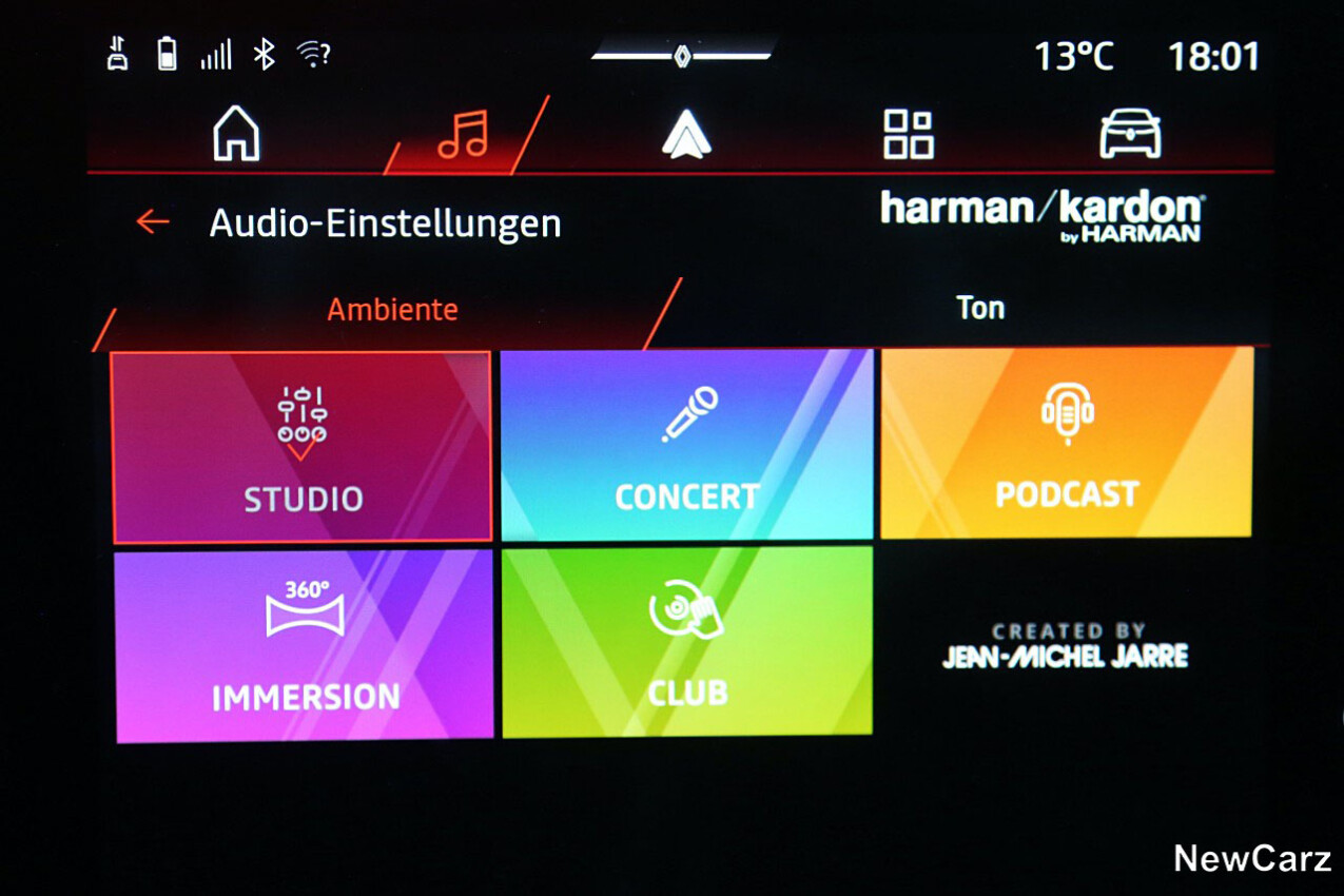 Renault Rafale PHEV Bedienkonzept