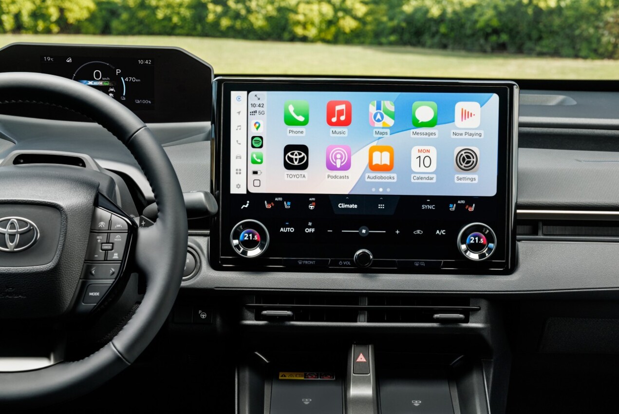 Toyota bZ4X Facelift Zentralbildschirm