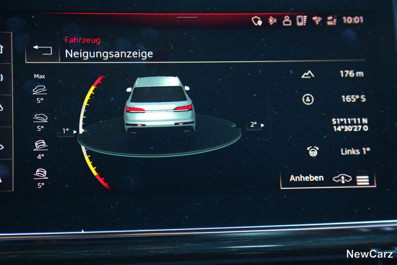 Audi Q7 Offroad-Monitor