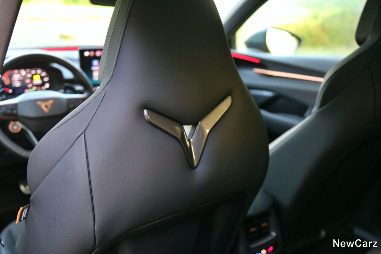 Cupra Terramar VZ Abt Vordersitze Hinterteil