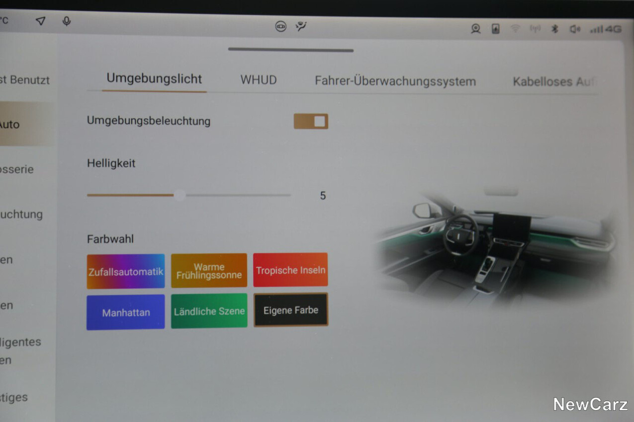 GWM Wey 05 Ambientelicht