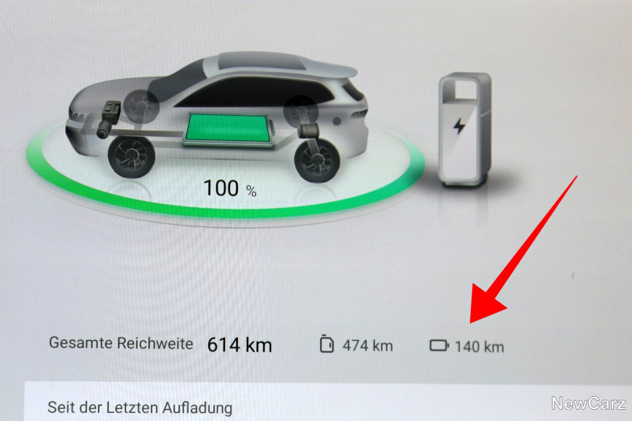 GWM Wey 05 Reichweite