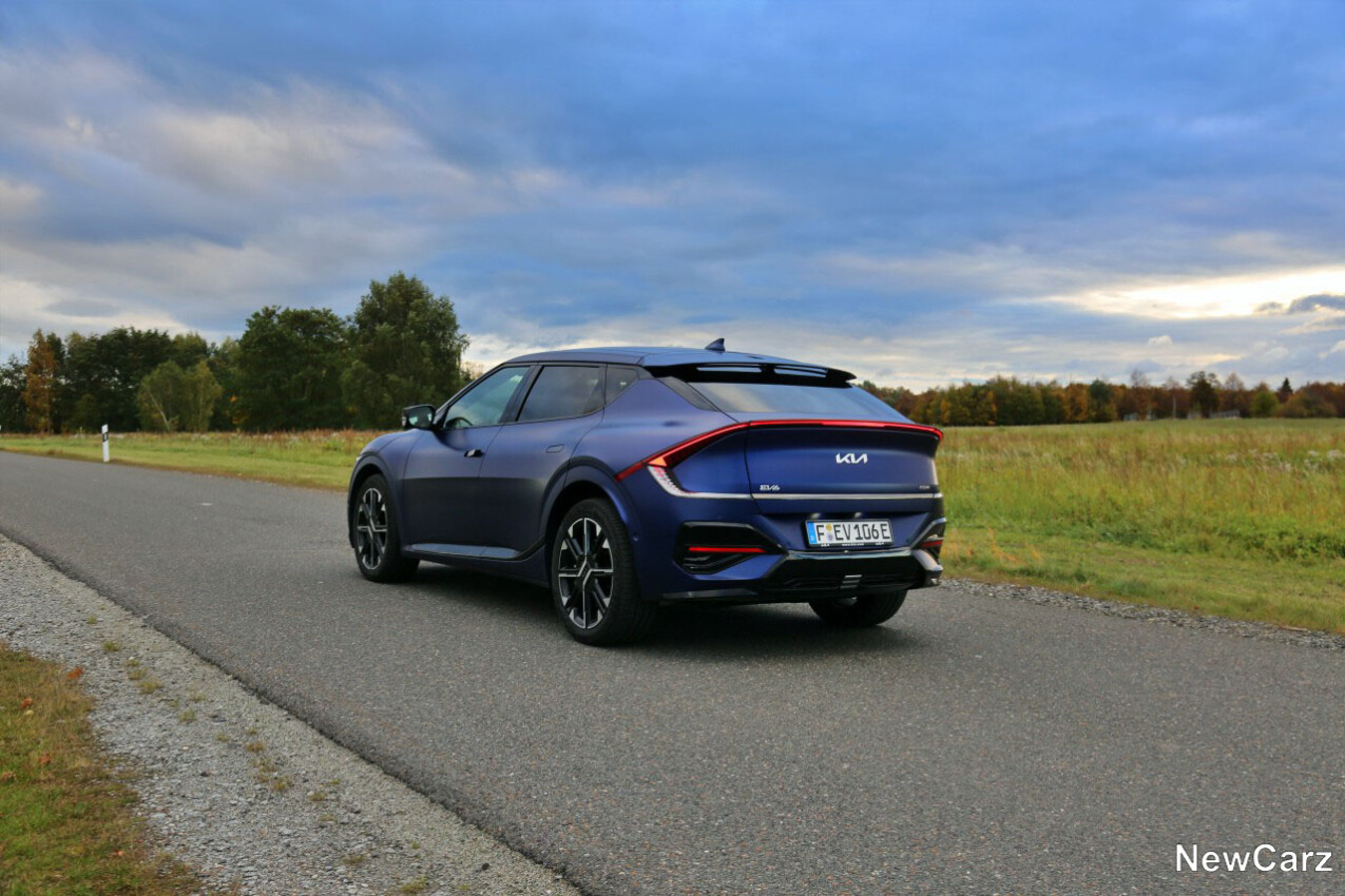 Kia EV6 Facelift schräg hinten links