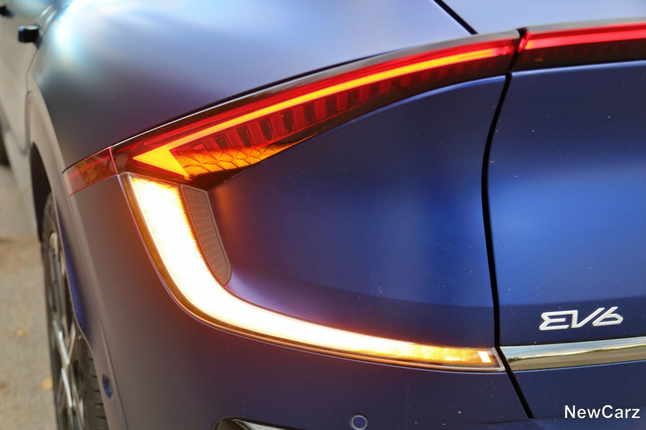 Kia EV6 Facelift Rücklicht aktiv