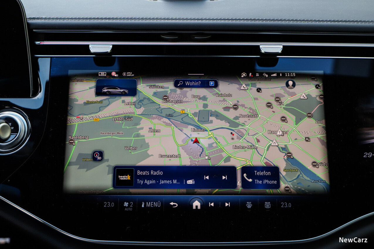 Mercedes-Benz E 450d T-Modell Zentraldisplay