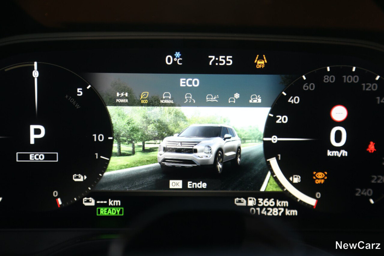 Mitsubishi Outlander 4 PHEV Fahrmodus Eco