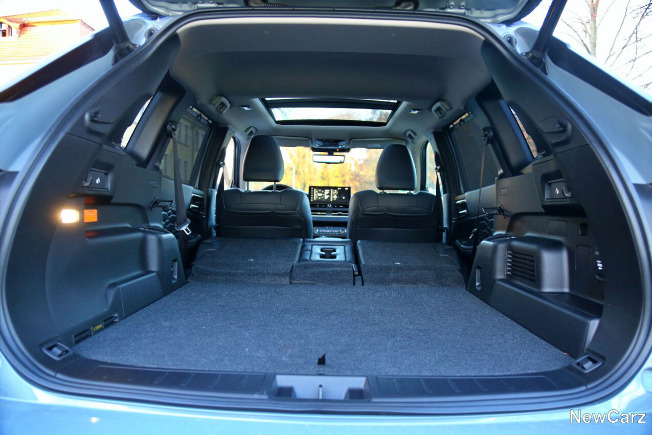 Mitsubishi Outlander 4 PHEV Kofferraum maximiert