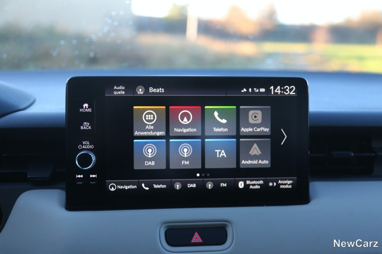 Honda HR-V Facelift Zentralbildschirm